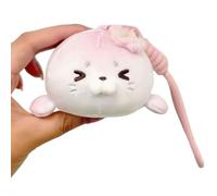 Seal Keychain, 13cm Cute Plush Seal Keyring Bag Charms Stuffed Seal Llaveros Keychain Backpack Purse Car Key Pendant