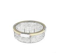 Seal Nut Snack Storage Box with Cover for Dried Fruits and Candies, Household Plastic Organizer Tray for Kitchen and Living Room Use (A)