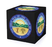 Seal of Ohio Funny 3-D Puzzles Speed Cube for Adults
