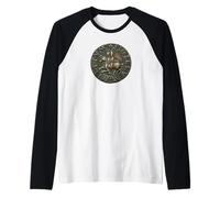 Seal of The Knights Templar Bronze Raglan Baseball Tee