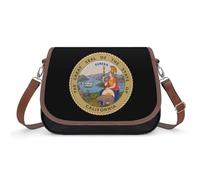 Seal of The State of California Small Womens Crossbody Bags Shoulder Handbag with Adjustable Strap for Travel