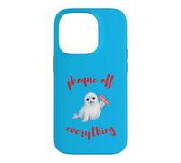 Seal Off Everething Honor Finger Rebel Humor Case for iPhone 14 Pro