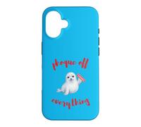 Seal Off Everething Honor Finger Rebel Humor Case for iPhone 16