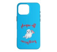 Seal Off Everething Honor Finger Rebel Humor Case for iPhone 16 Pro Max