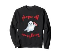 Seal Off Everething Honor Finger Rebel Humor Sweatshirt