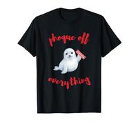 Seal Off Everething Honor Finger Rebel Humor T-Shirt