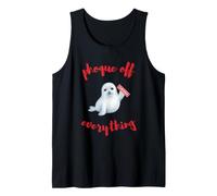 Seal Off Everething Honor Finger Rebel Humor Tank Top