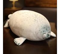 Seal Plush, 30cm/40cm Chubby Blob Seal Throw Pillow, Perfect Cuddling Companion for Stress Relief, Stuffed Animal Plush Toy for Sofa Bed & Nap Time, Kids Adults