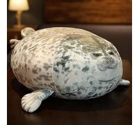 Seal Plush, 30cm/40cm Chubby Blob Seal Throw Pillow, Perfect Cuddling Companion for Stress Relief, Stuffed Animal Plush Toy for Sofa Bed & Nap Time, Kids Adults