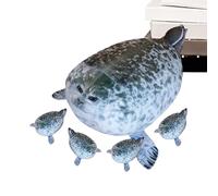 Seal Plush - Cute Chubby Seal Plush | Chubby Stuffed Animal Pillow Toy | Soft Doll With Seals Inside For Kids Boys Girls Nursery Playroom Home Desk Bed Sofa Holiday Birthday Gift