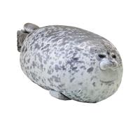 Seal Plush Pillow, Chubby Seal Doll Toy, Realistic Soft Cuddly Sleeping Toy, Soft Stuffed Animal Throw Pillow