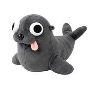 Seal Plush Toy Funny Gray Goofy Stuffed Animal Soft Cuddly Companion，1PC | Ultra-soft plush fabric, safe materials, perfect hug size, easy to clean, washable