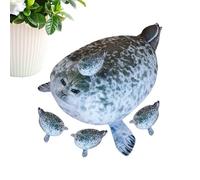 Seal Plush Toy - Thick Seal Pillow Toy Home Decor - Soft Cute Animal Doll - For Kids Room Playroom Home Desk Bed Sofa Holidays Birthday Christmas