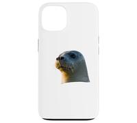 Seal popping out of the water cute curious ocean portrait Case for iPhone 13