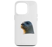 Seal popping out of the water cute curious ocean portrait Case for iPhone 13 Pro