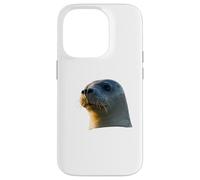 Seal popping out of the water cute curious ocean portrait Case for iPhone 14 Pro