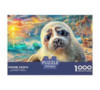 Seal Pup by SeaAstounding 1000-Piece Jigsaw Puzzles for Adults A Grand Collection of Impossible, Hard, Difficult Challenging Puzzle Educational Games for All - A Daunting Yet Rewarding Pursuit for Ad