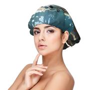 Seal pup in water Women's Satin Sleep Bonnet Shower Caps, Silky Night Cap Hair Bonnet, Elastic Slouchy Bed Hat