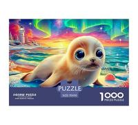 Seal Pups Beach 1000 Puzzles Adults Puzzle Kids Age Gifts Puzzle Game Difficult Impossible Decompression 70x50cm/1000pcs