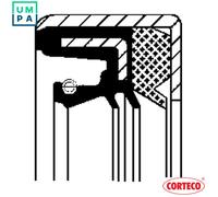 Corteco Seal Ring 01027630B FPM (fluoride rubber) – Fits ZF 0750111409
