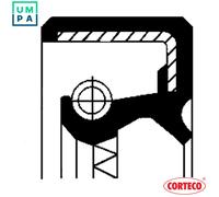 Sealing ring FPM (fluoride rubber) 12012722B CORTECO