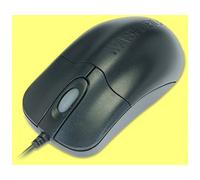 Seal Shield Silver Storm Medical Grade Waterproof Antimicrobial Scroll Mouse - Black