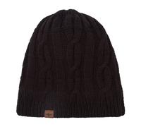 Seal Skinz Adults Blakeney Waterproof Cold Cable Beanie Black S/M