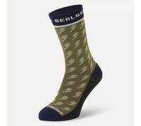 Seal Skinz Womens Rudham Mid Length Socks Khaki S/M