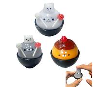 Seal Stress Balls, Soft Novelty Rebounding Squishies,Fun Sea Animal Shape Stress Ball Fidget Toy for Anxiety Relief & Focus, Portable Sensory Fidget Squeeze Ball, Party Favors (3pcs)