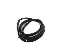 Seal Strip Door Rubber for Land for Cruiser for Prado LCP120 2003-2009 Rain Seal Strip Weatherstrip with Clip Rubber Trim(Rear L)