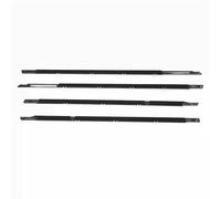 Seal Strip Fit for Eighth Generation 2008 Front Rear Door Belt Weatherstrip Molding 4Pcs 72910TA0A01 Edge Trim