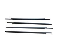Seal Strip Window Outer Rubber Weatherstrip For Mitsubishi For Outlander 2007-2012/2013-2018 Side Door Glass Seal Belt Trim 5727A007 5727A008 Car Door Rubber(For 2013-2018 Chrome)
