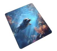 Seal Swimming Cute Funny Gaming Mouse Pad, Desk Mouse Mat for Office, Gaming & Study