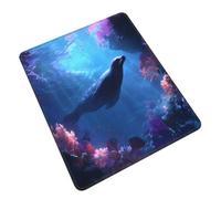 Seal Swimming Cute Funny Gaming Mouse Pad, Desk Mouse Mat for Office, Gaming & Study