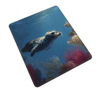 Seal Swimming Cute Funny Gaming Mouse Pad, Desk Mouse Mat for Office, Gaming & Study