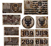 Seal Team DEVGRU Trident Cat Head IR Infrared Reflective Patch, American Flag, Call Sign, Dont Tread On Me, Army Morale Military Tactical