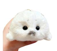 Seal Toys - Small Cute Soft Figurine, Realistic Animal Model, Adorable Seal | Small Seal Pendants, Adorable Seal Decoration, Mini Collectible Ornament, Soft Touch for Girlfriend Men Women Kids Boys Girls