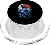 Seal With Red Moon PopSockets PopGrip for MagSafe