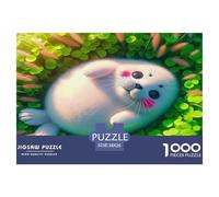Seal1000Piece JigsawPuzzlesLittle Sea Lion KidsforAdult Challenging Brainteasing Age12+byth Challenging The Impossible Difficult Game Uncover The Puzzle 38x26cm/1000pcs