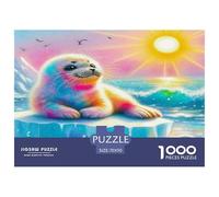 Seal1000Pieces JigsawPuzzleLittle Sea Lion KidsforAdult Colourful LargePiecePuzzles Age12+byth EducationalGames Brainteasing Adults Jigsaw Puzzle 70x50cm/1000pcs