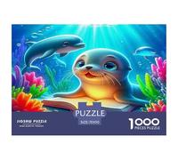 Seal1000Pieces JigsawPuzzlesLittle Sea Lion ForAdult Colourful Brainteasing Age12+byth HomeDecoration Brainteasing Adults Jigsaw Puzzle 70x50cm/1000pcs