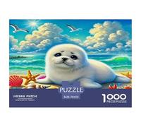 Seal1000Pieces JigsawPuzzlesLittle Sea Lion ForAdults Challenging Brainteasing Age12+byth HomeDecoration Brainteasing Adults Jigsaw Puzzle 70x50cm/1000pcs