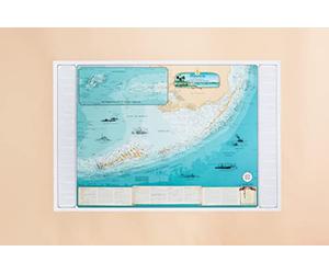 Sealake Florida Keys Shipwreck Chart_Map - Explore Hidden Treasures & Shipwrecks from Soldier Key to The Dry Tortugas (Laminated)