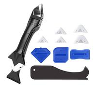 Sealant Remover Tool, 3 in 1 Silicone Remover ToolSilicone Caulking Tools with 5 Replace Silicone Grout Removal Tool Sealant Finishing Tools for Kitchen Bathroom Floor Corner