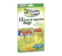 Sealapack 12 Fruit & Vegetable Bags - Fresher 4 Longer - 2 Different Sizes