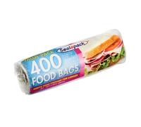 Sealapack 400 Food Bags Clear Plastic Storage Sandwich Bags for All Types of Food Preservations (Pack of 2)