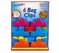 Sealapack 6 Bag Clips Food Fresh Reusable Kitchen Home Sealed Bag Bread Cereal