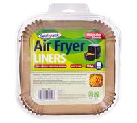Sealapack Disposable Air Fryer Liners | Helps Prevent Food From Sticking - Oil-Proof, Non-Stick, Heat Resistant | Kitchen Accessories - Easy To Use (Square 20cm x 20cm, 100 Pack)