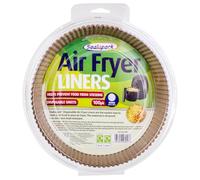 Sealapack Disposable Air Fryer Liners | Helps Prevent Food From Sticking - Oil-Proof, Non-Stick, Heat Resistant | Kitchen Accessories - Easy To Use (Round Circular 20cm x 20cm, 100 Pack)