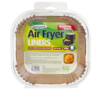 Sealapack Disposable Air Fryer Liners | Helps Prevent Food From Sticking - Oil-Proof, Non-Stick, Heat Resistant | Kitchen Accessories - Easy To Use (Square 16cm x 16cm, 100 Pack)
